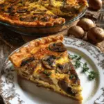 Mushroom & Swiss Quiche – Rich, Savory, and Hearty