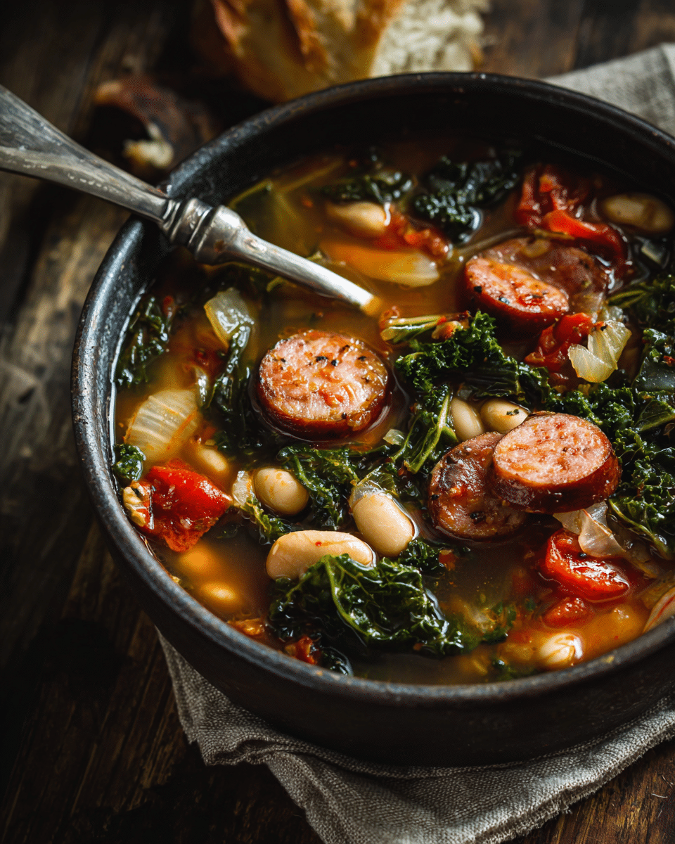 Kielbasa and White Bean Soup