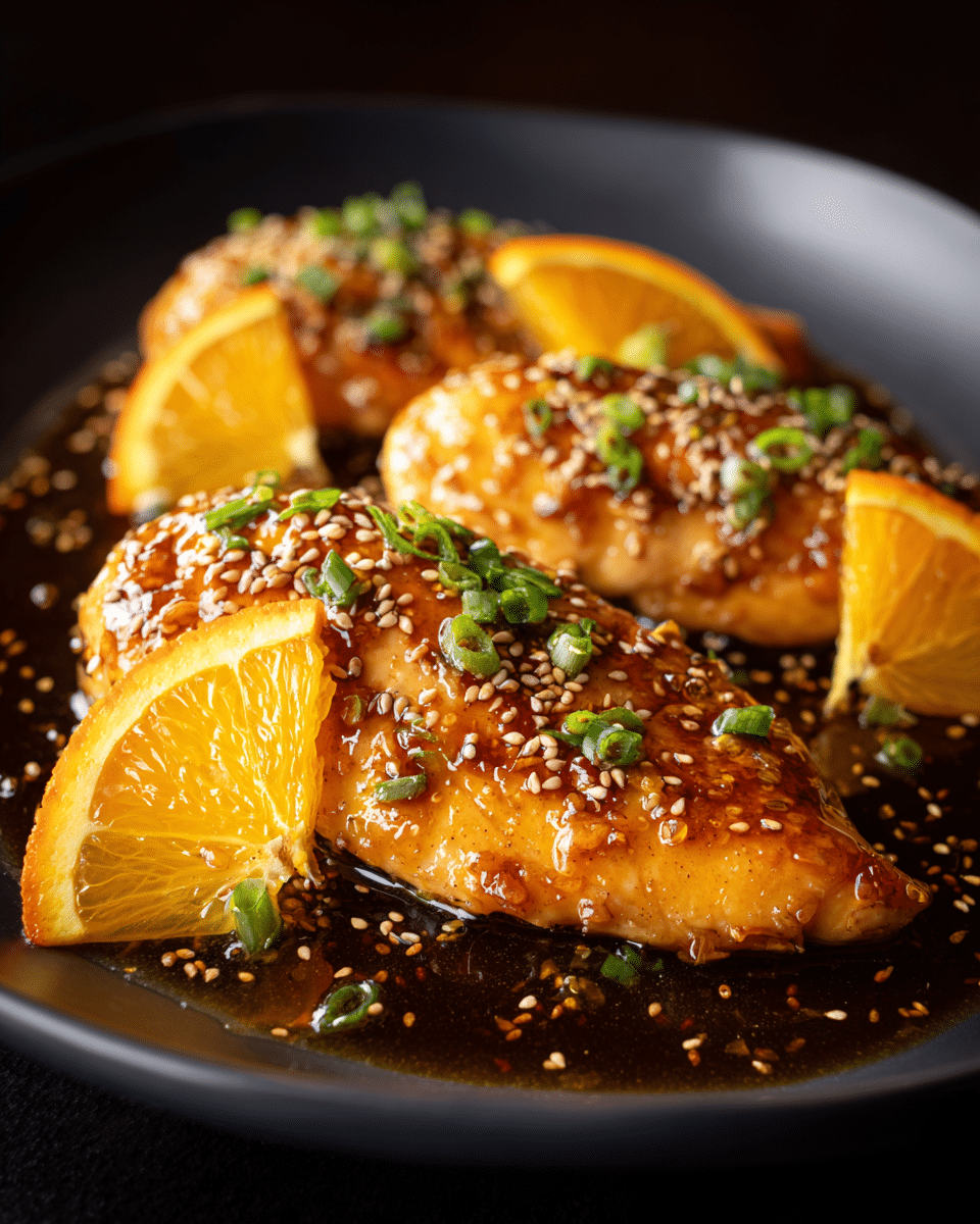 Sweet Orange Glazed Chicken Breast – 20-Minute Meal