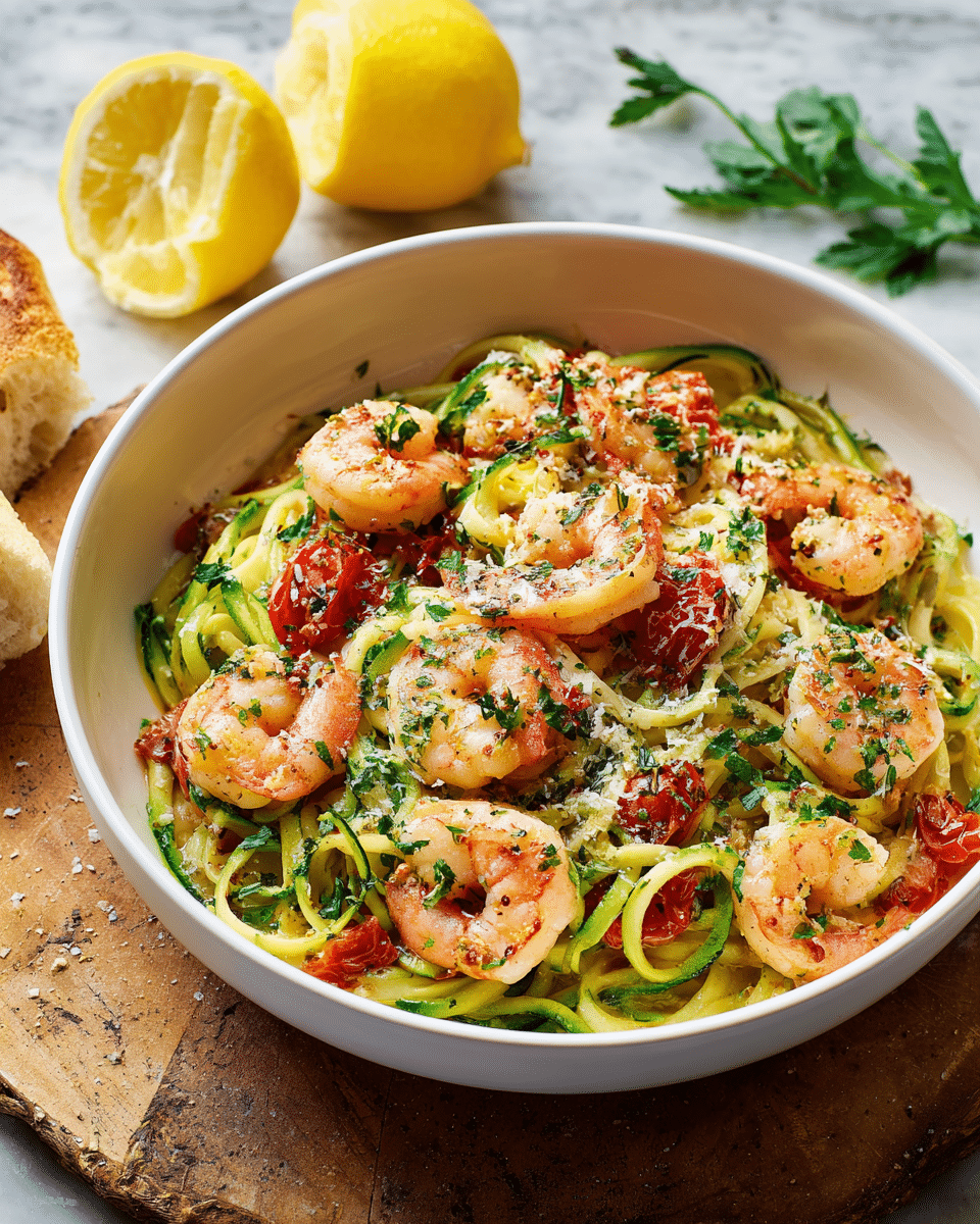 Shrimp Zucchini Pasta – Low-Carb & Packed with Flavor