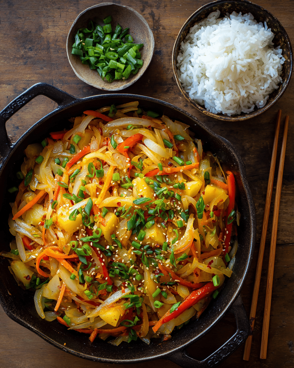 Kohlrabi Stir-Fry