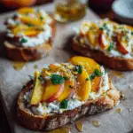 Peaches & Ricotta Toast