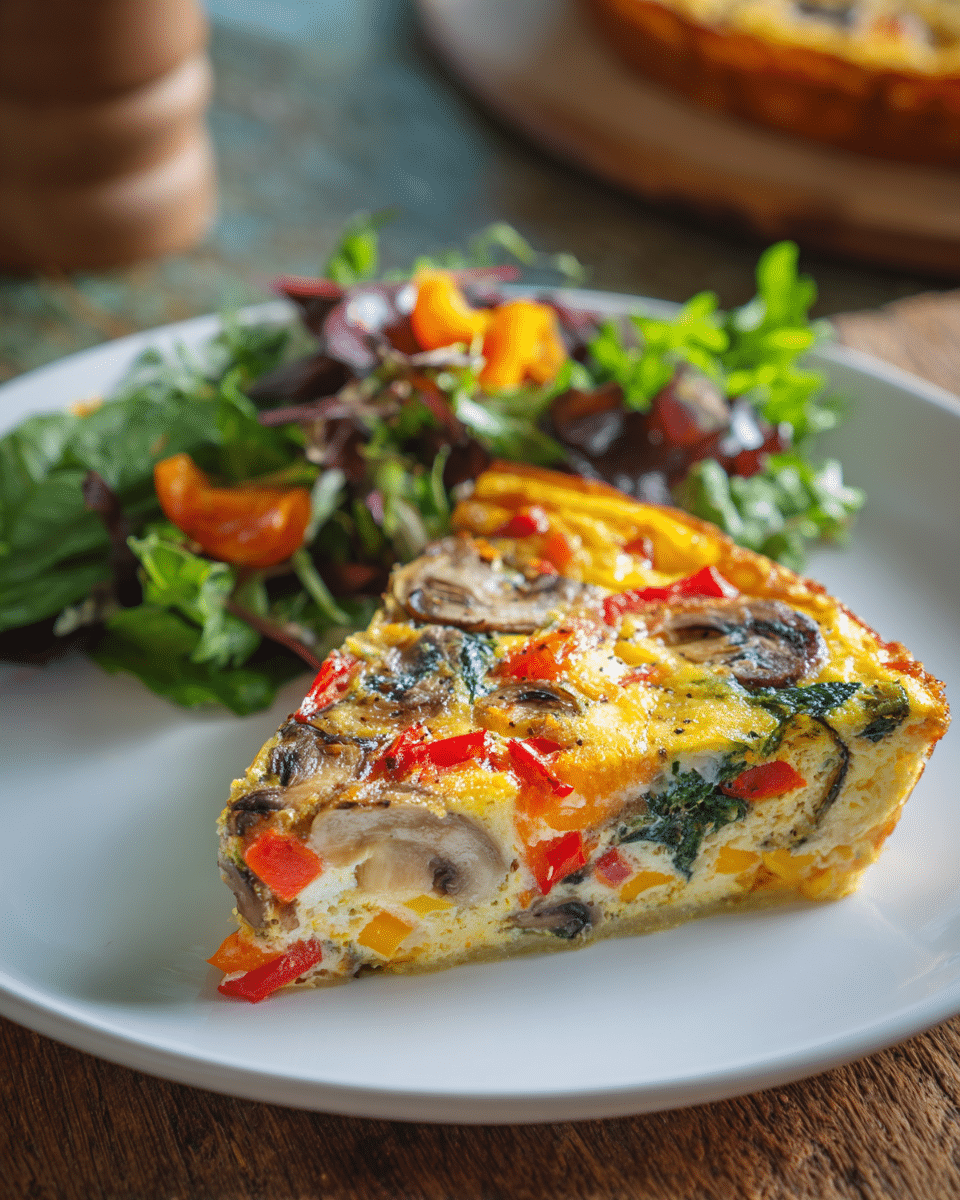 Crustless Veggie Quiche – Low-Carb & Gluten-Free Favorite