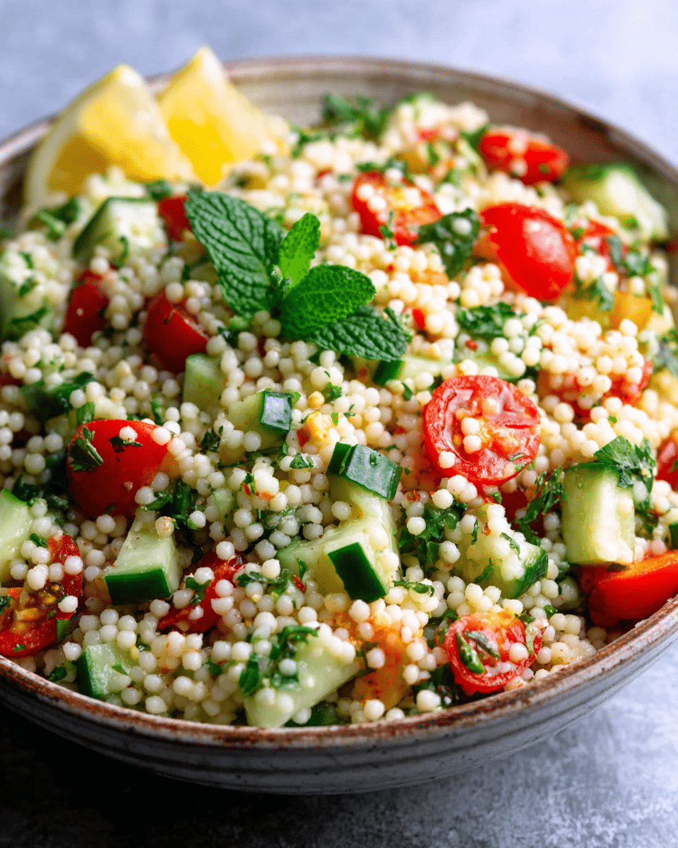 Mint Herb Couscous Salad