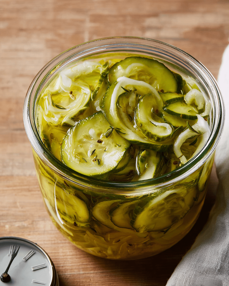 Crisp Bread and Butter Pickles – Simple 30-Minute Recipe
