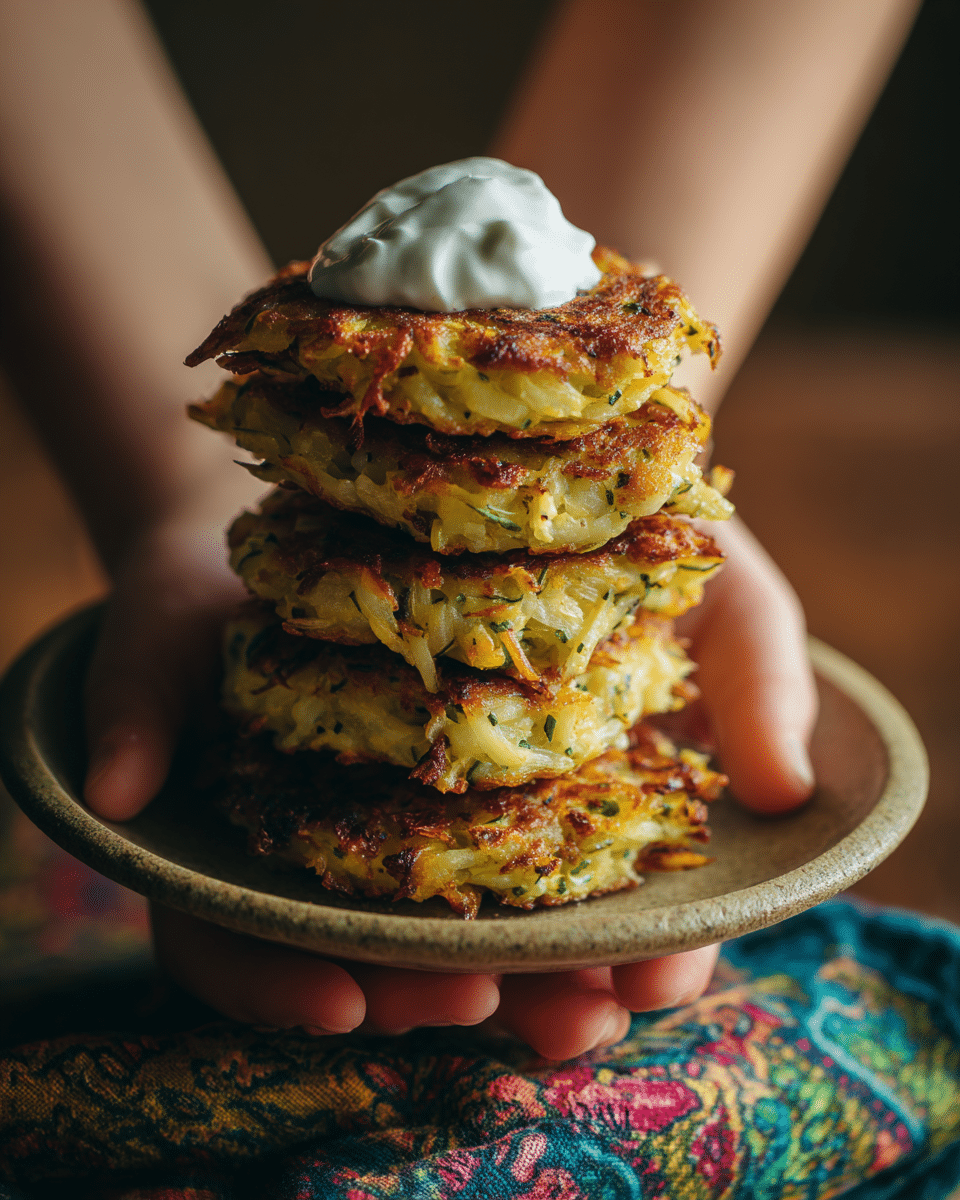 Kohlrabi Fritters – Crispy, Golden & Kid-Friendly