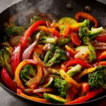 Veggie Stir Fry with Banana Peppers