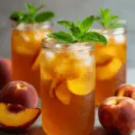 Fresh Peach Iced Tea