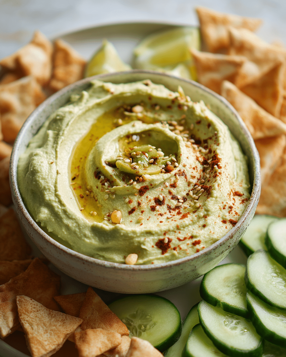 Garlic Scape Hummus – Creamy Dip with a Twist