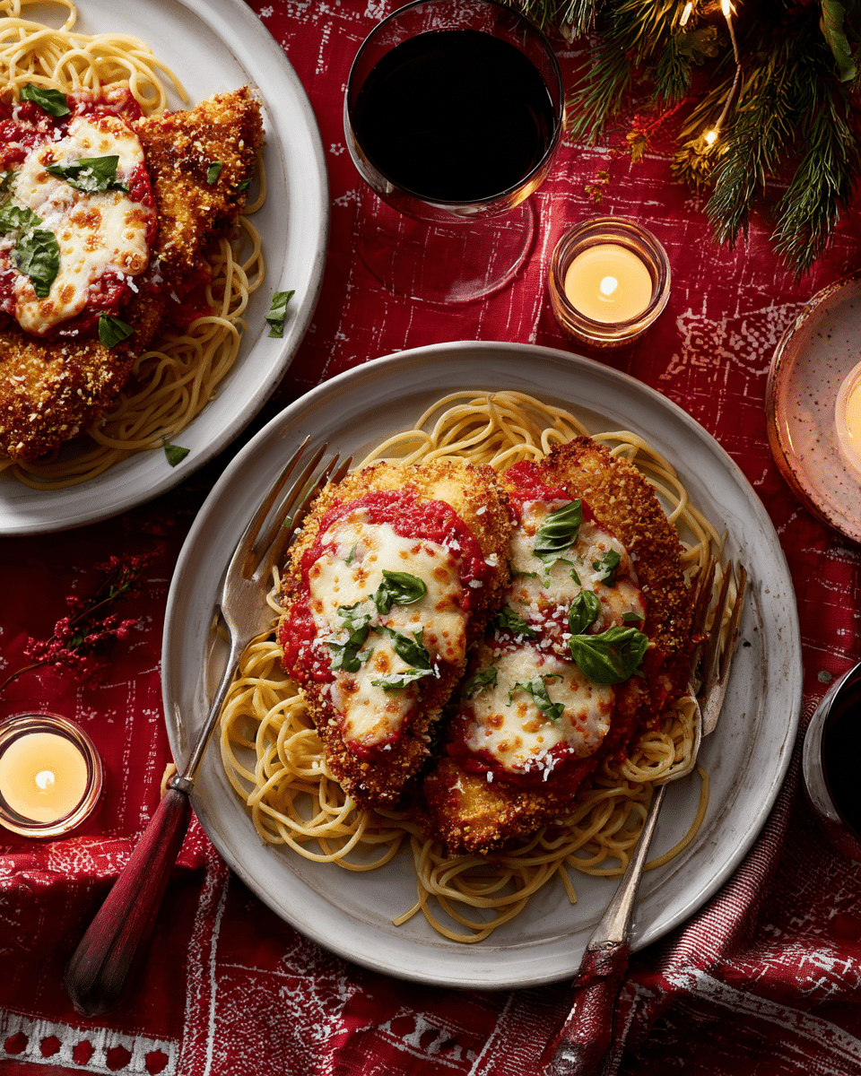 Crispy Chicken Parmesan – Oven-Baked, No Frying