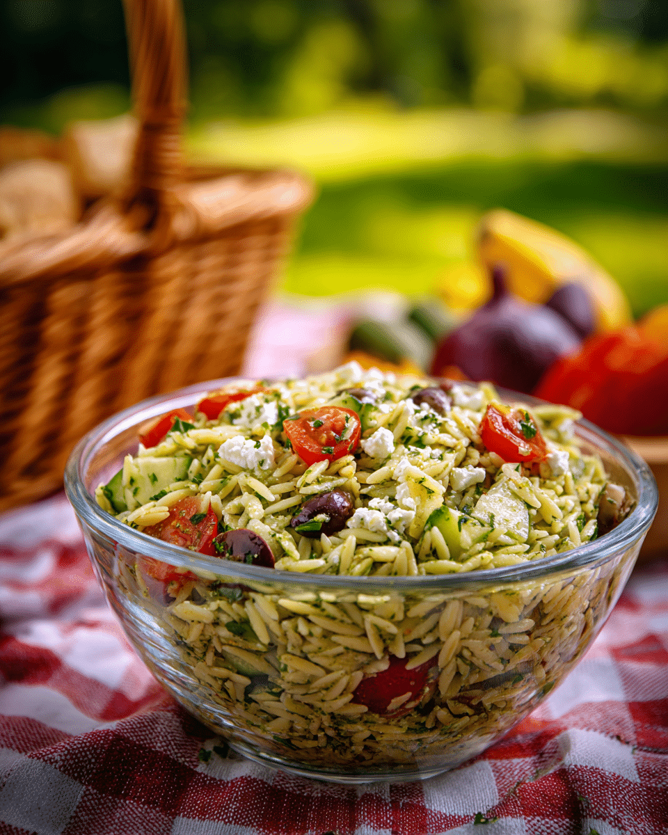 Pesto Orzo Salad – Easy, Herby & Perfect for Picnics