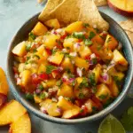 Fresh Peach Salsa with Lime