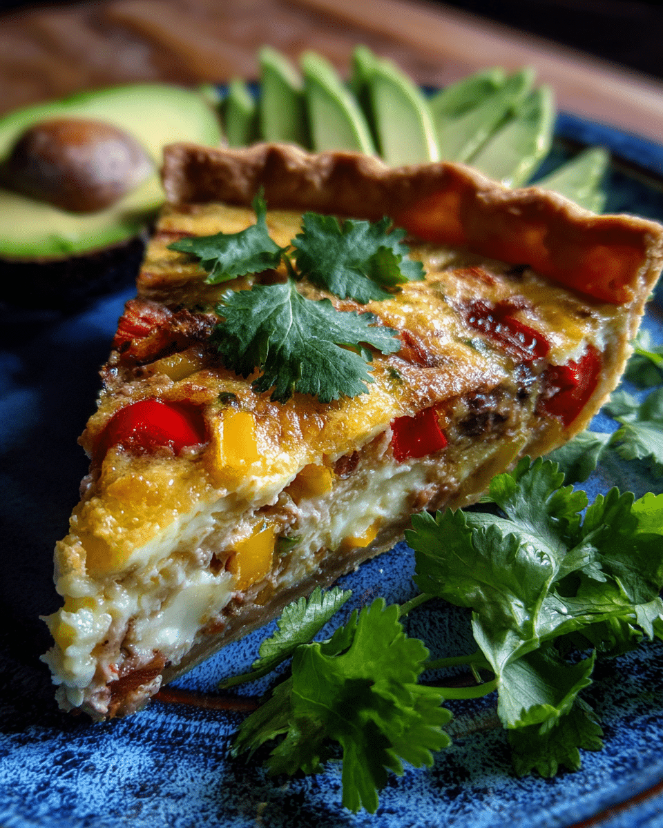Southwestern Quiche – Spicy, Cheesy & Packed with Flavor
