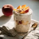 Peaches and Cream Overnight Oats