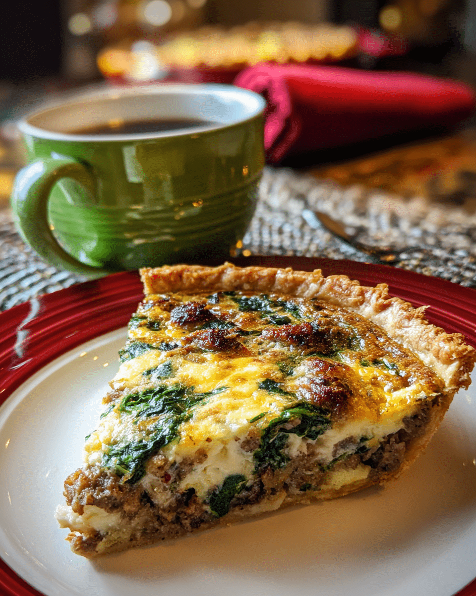 Sausage Spinach Quiche – Comfort Food in Every Bite