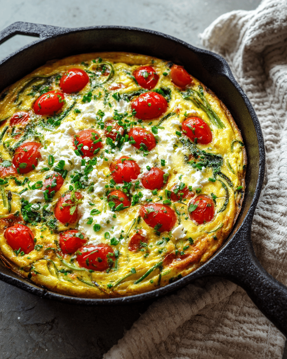 Garlic Scape Frittata – Savory Breakfast or Brunch Recipe
