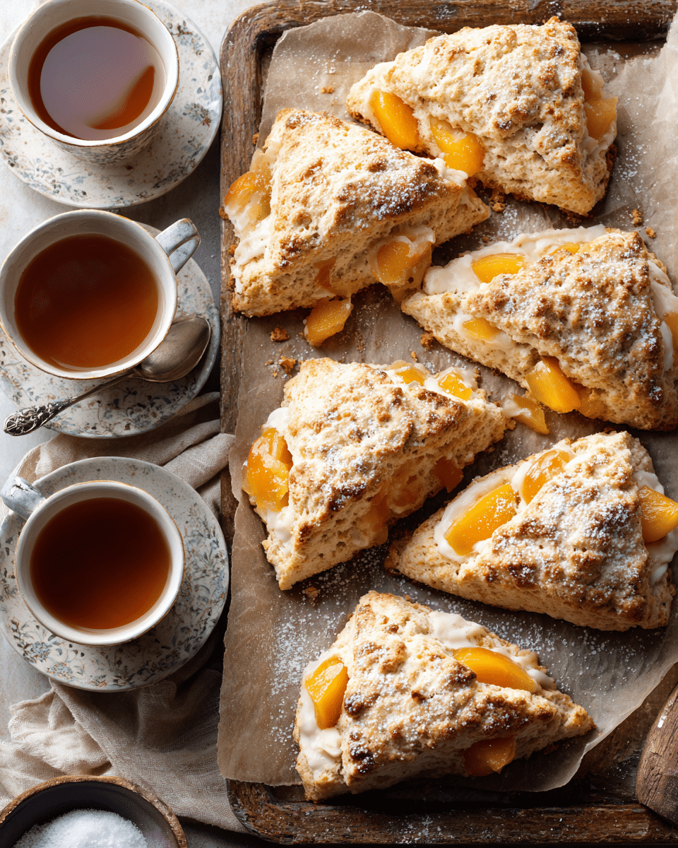 Peach Scones Recipe – Buttery, Flaky, And Bakery-Worthy