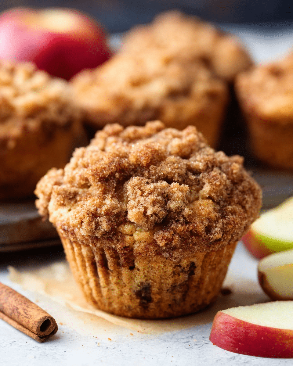 Cinnamon Apple Crumble Muffins – Soft, Cozy & September-Favorite Treat