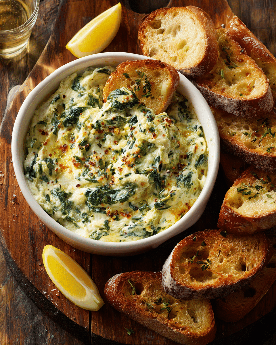 Spinach Artichoke Dip – Creamy Crowd-Pleasing Football Food