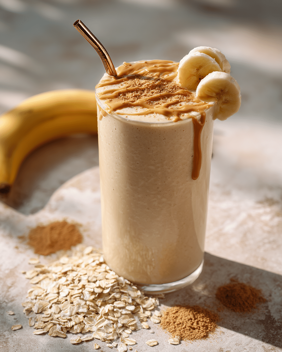 Peanut Butter Banana Smoothie – Creamy, Energizing & Quick