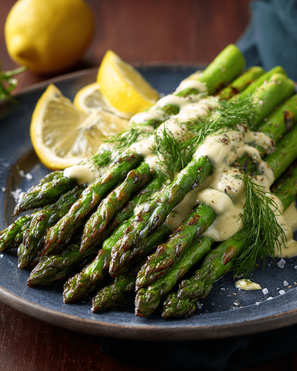 Labor Day Grilled Asparagus with Aioli – Elegant Side Dish