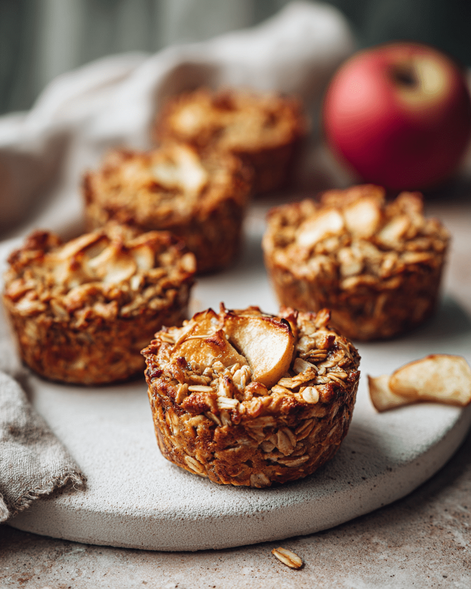 Baked Apple Oatmeal Cups – Cozy Breakfast Prep