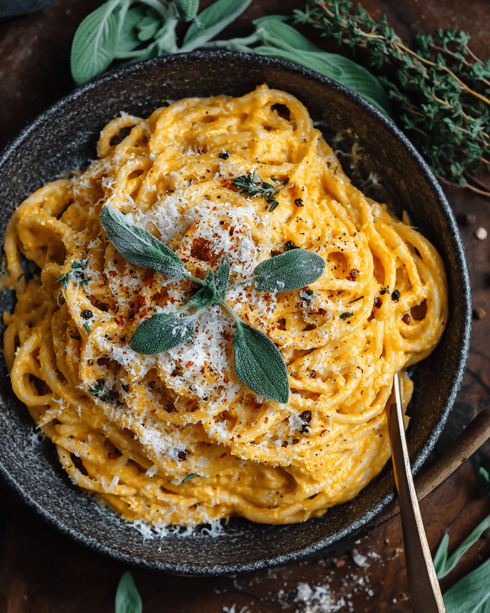 Pumpkin Alfredo Pasta – Creamy & Fall-Loved Comfort Food