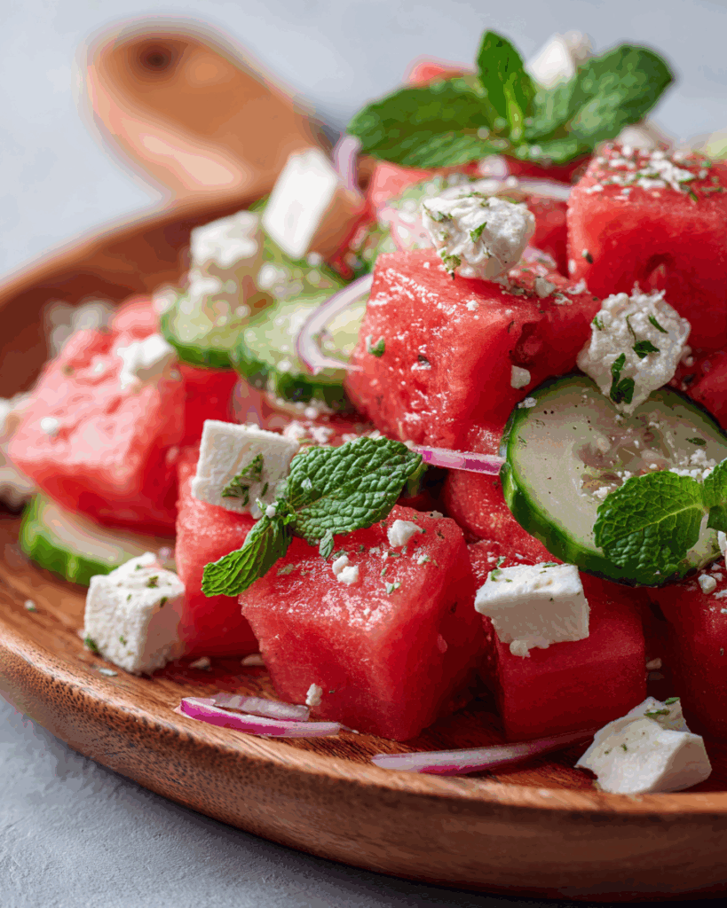 Labor Day Watermelon Feta Mint Salad – Refreshing Cookout Staple