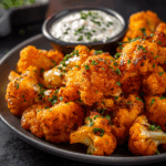 Buffalo Cauliflower Bites – Spicy Vegetarian Football Food