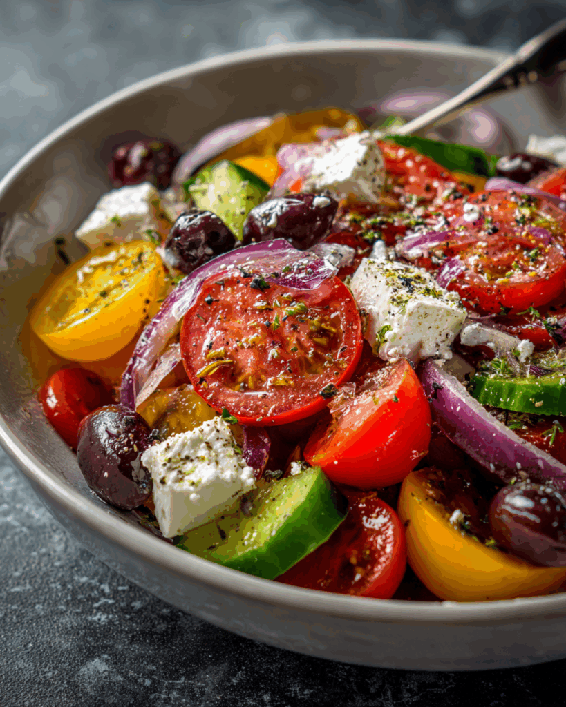 Labor Day Ultimate Greek Salad – Bright, Tomato-Fresh Favorite