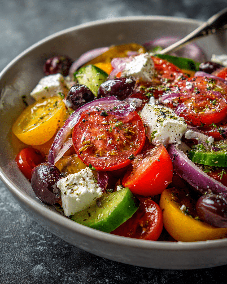 Labor Day Ultimate Greek Salad – Bright, Tomato-Fresh Favorite