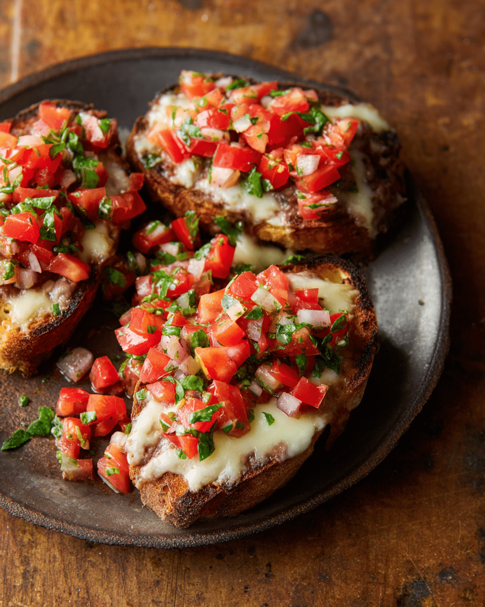 Molletes with Pico de Gallo – Toasty, Beany & Mexican Breakfast Must