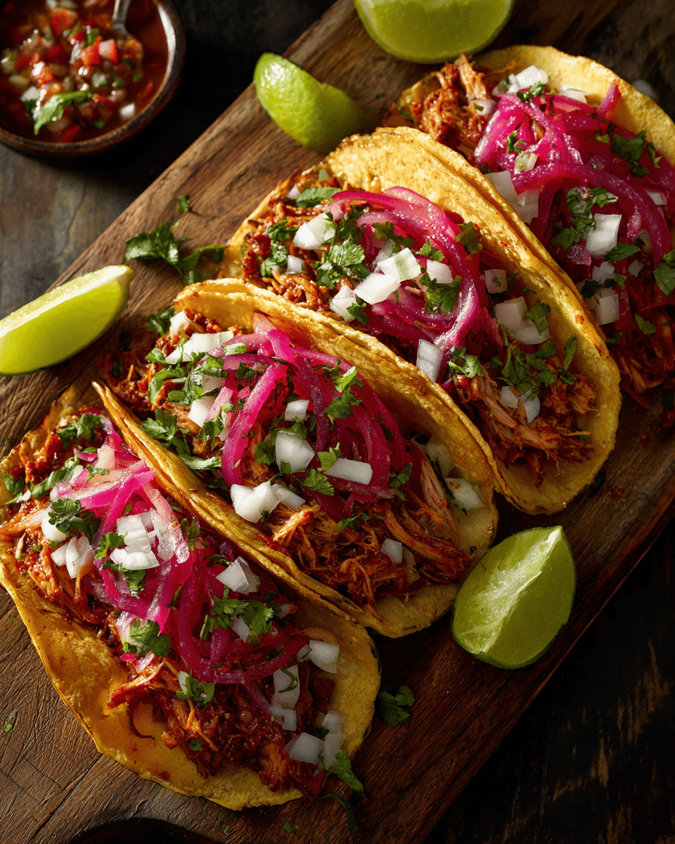 Cochinita Pibil Tacos – Bright, Citrus-Marinated & Mexican Favorite
