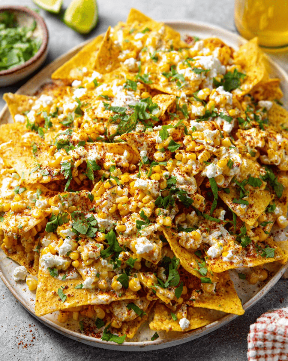 Mexican Street Corn Nachos – Bold, Buttery & Party-Ready Snack