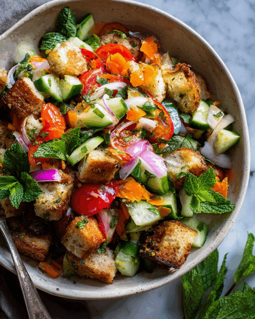 Labor Day Banh Mi Panzanella – Vietnamese-Inspired Picnic Salad