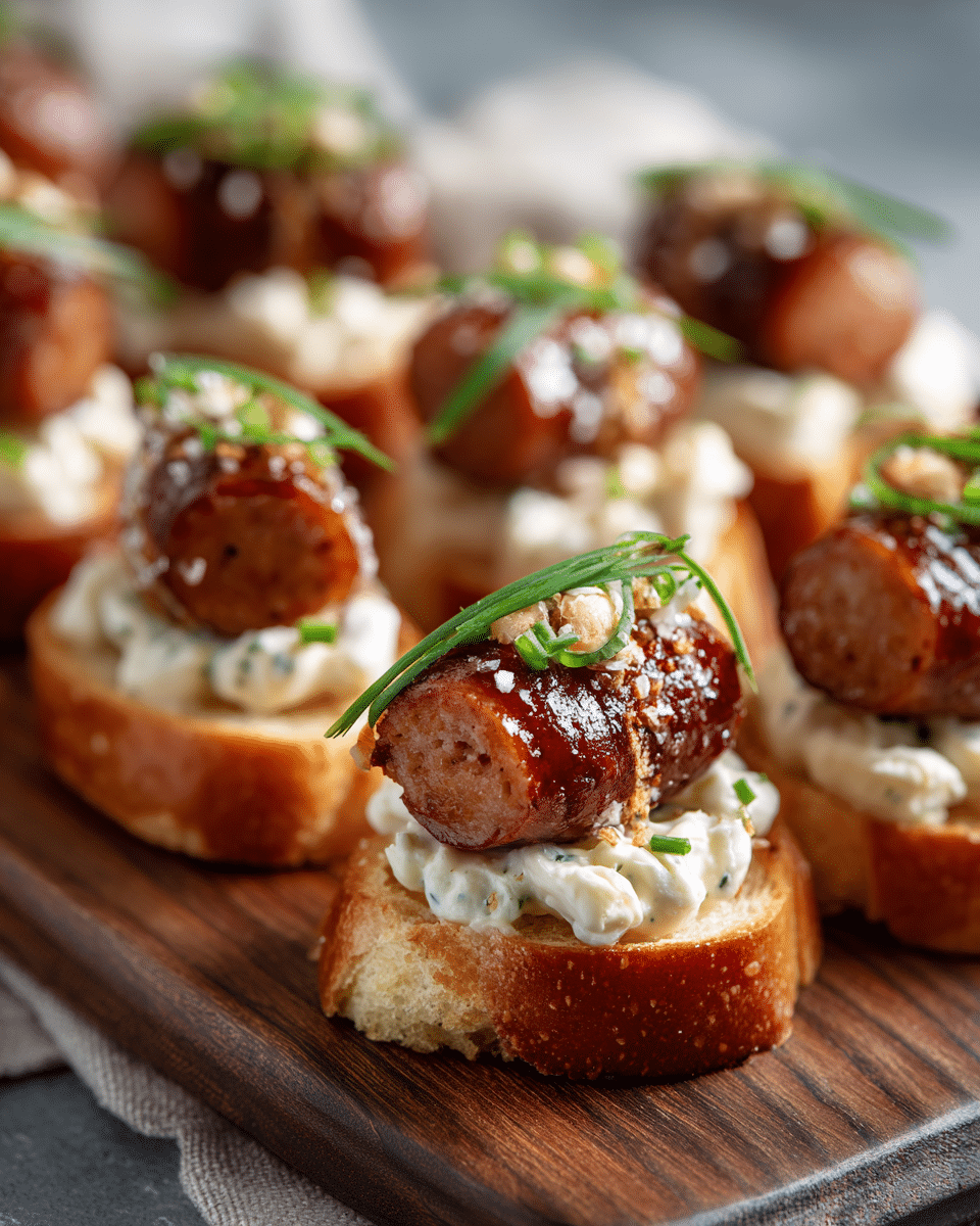 Pretzel Bratwurst Bites – Savory Mini Football Food