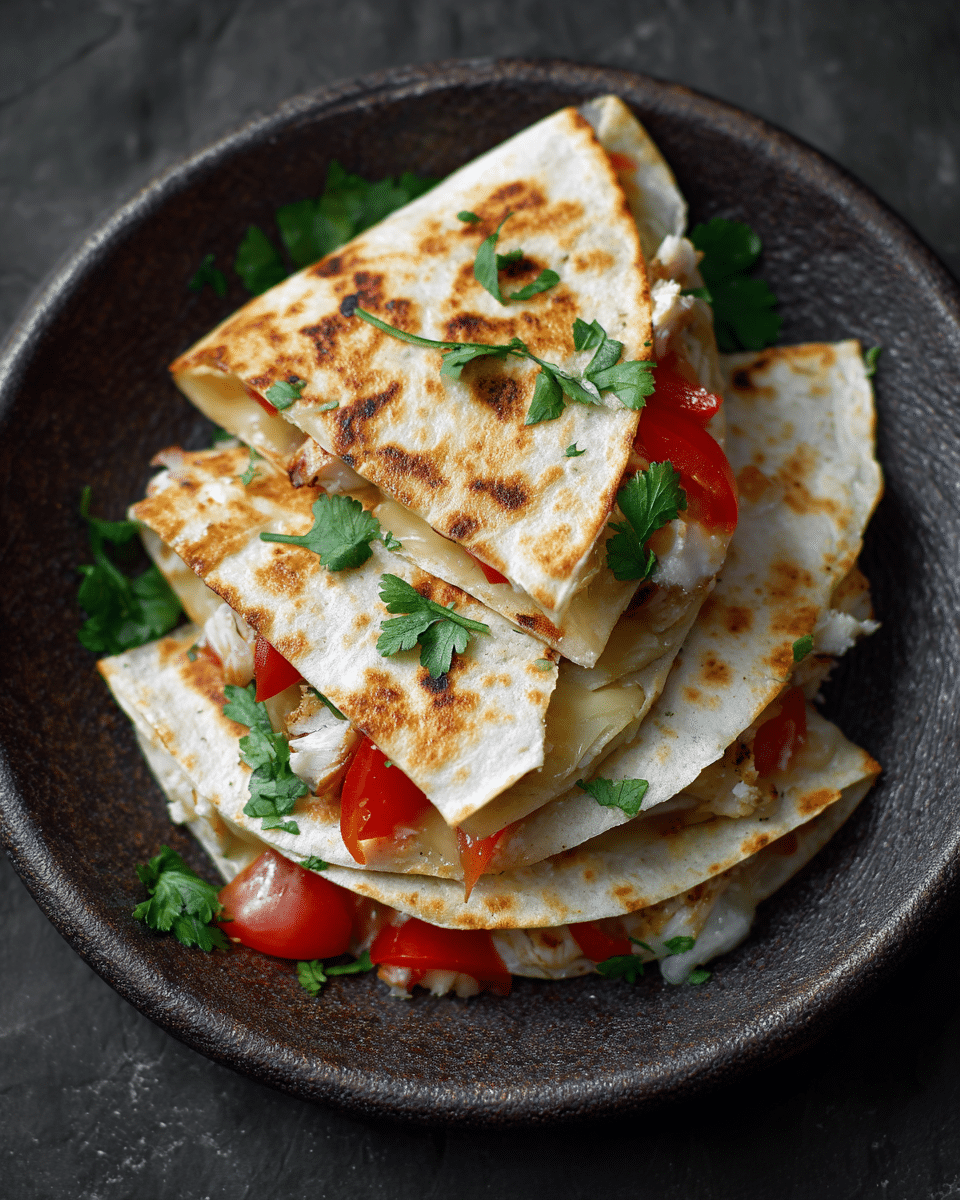 Mini Chicken Quesadillas – Easy School Lunch Idea