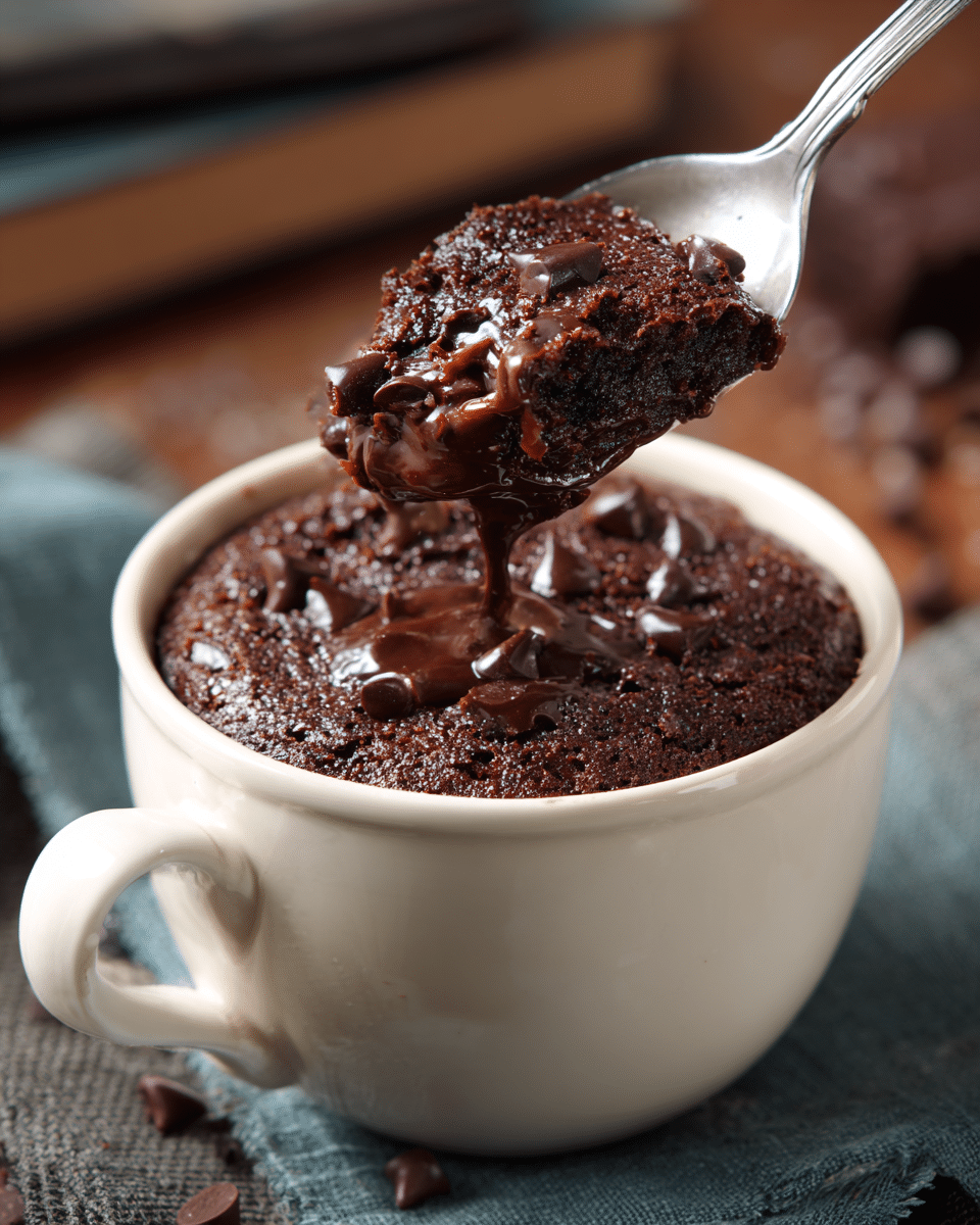 Microwave Mug Brownie – Gooey, Fast & Dorm-Safe