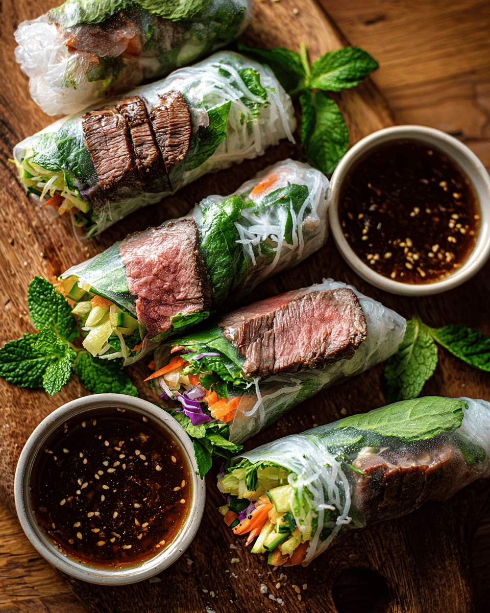 Brisket Summer Rolls – Fresh Labor Day Crowd-Pleaser