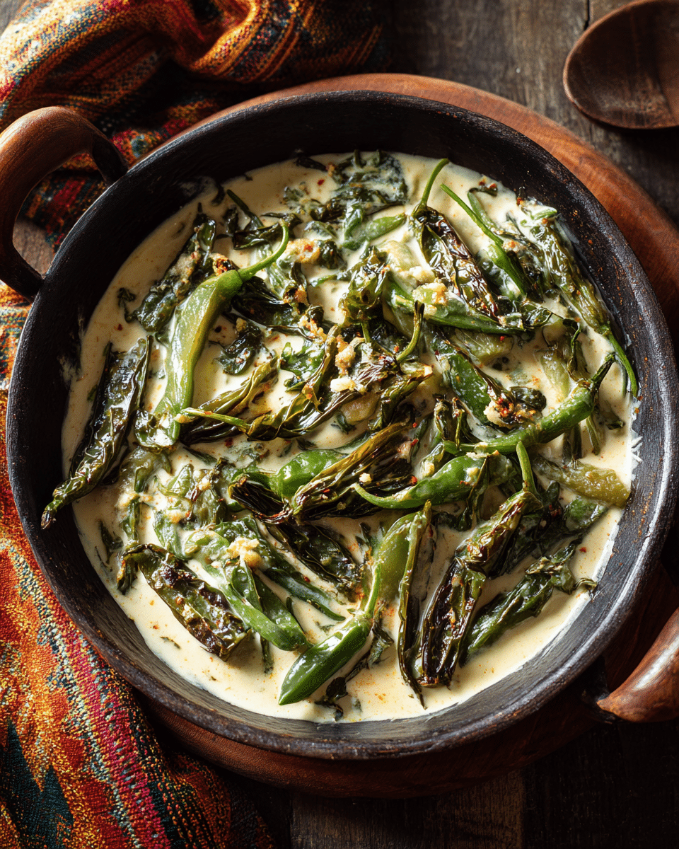 Rajas con Crema Poblanos – Creamy, Smoky & Classic Mexican Staple
