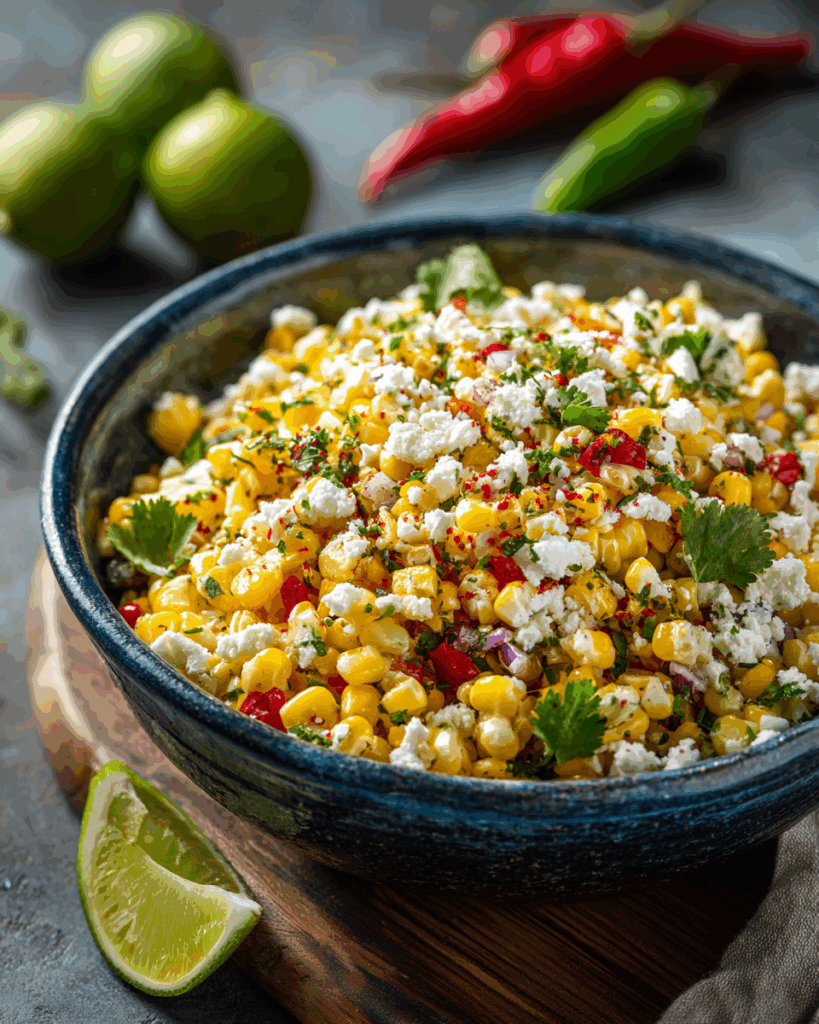 Street Corn Salad – Zesty, Colorful Mexican Independence Day Food
