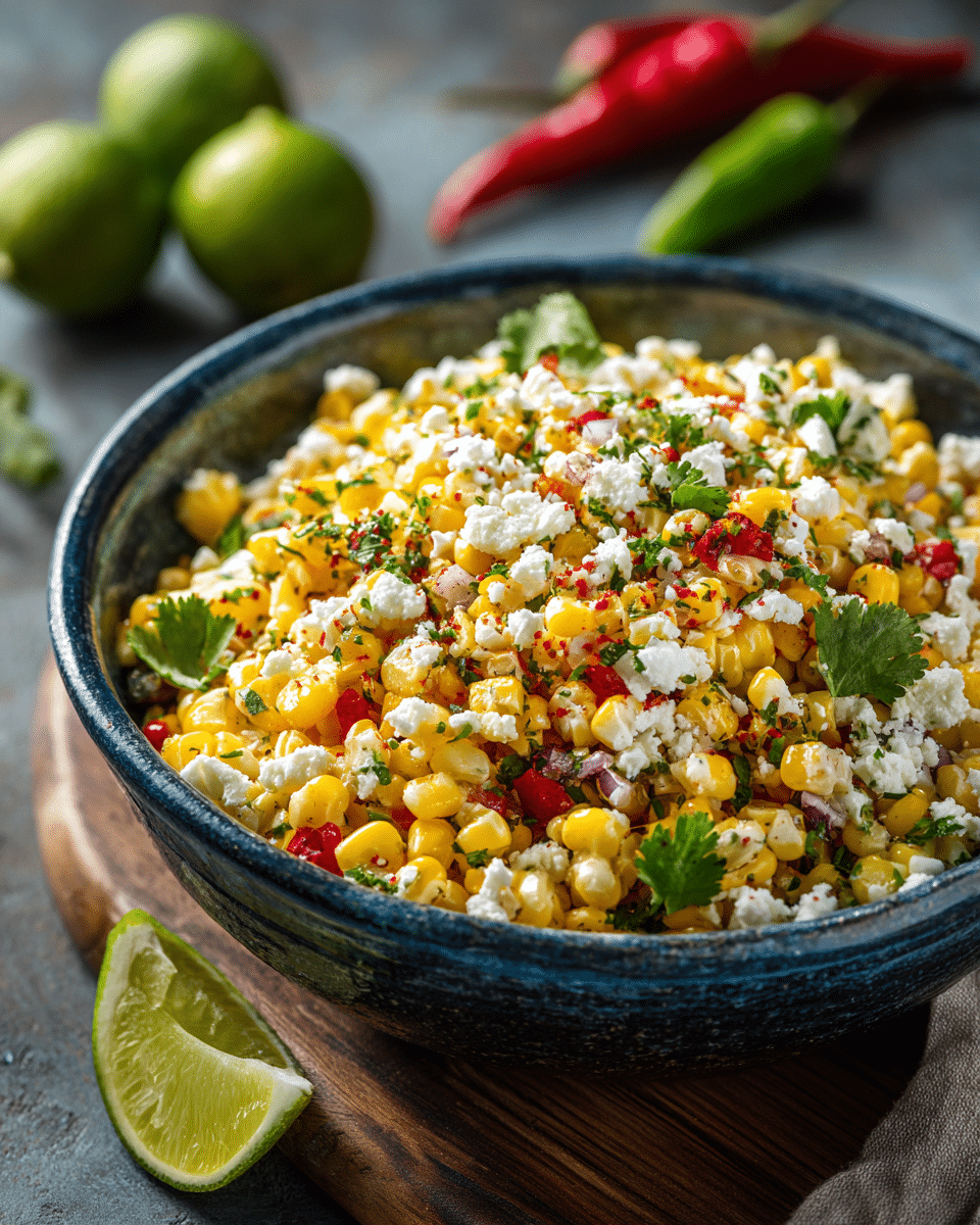 Street Corn Salad – Zesty, Colorful Mexican Independence Day Food