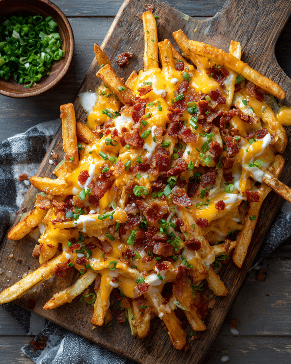 Cheese Fries Loaded – Gooey, Bacon-Topped Football Food