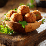 Football Food Boudin Balls with Mustard – Cajun, Fried & Fan‑Favorite Bite