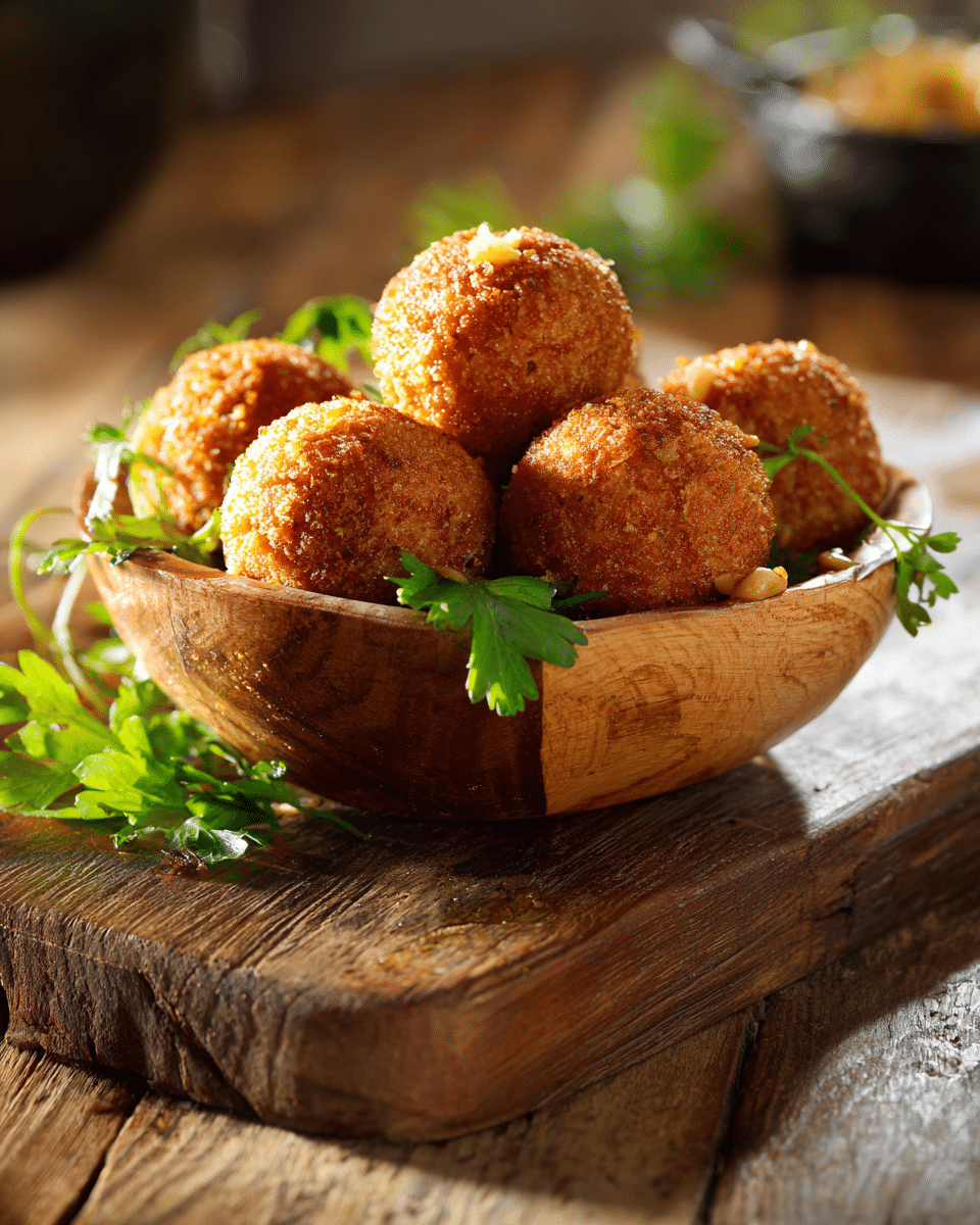 Football Food Boudin Balls with Mustard – Cajun, Fried & Fan‑Favorite Bite