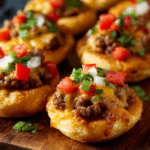 Cheeseburger Pizza Bites – Cheeseburger Flavors Football Food