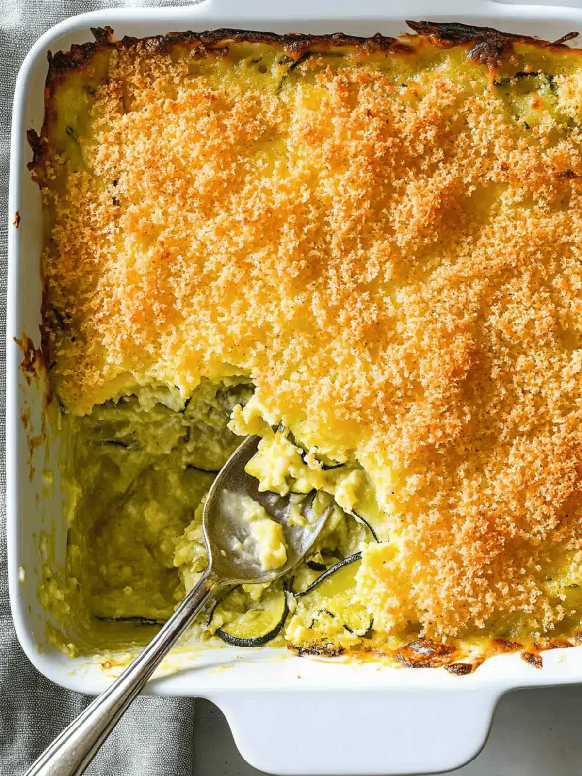 Cheesy Zucchini Casserole: A Cozy Comfort Food Delight