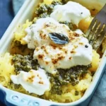 Cheesy Spaghetti Squash with Pesto (Low Carb and Gluten Free)