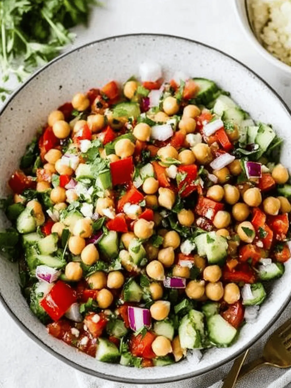 Mediterranean Chickpea Salad