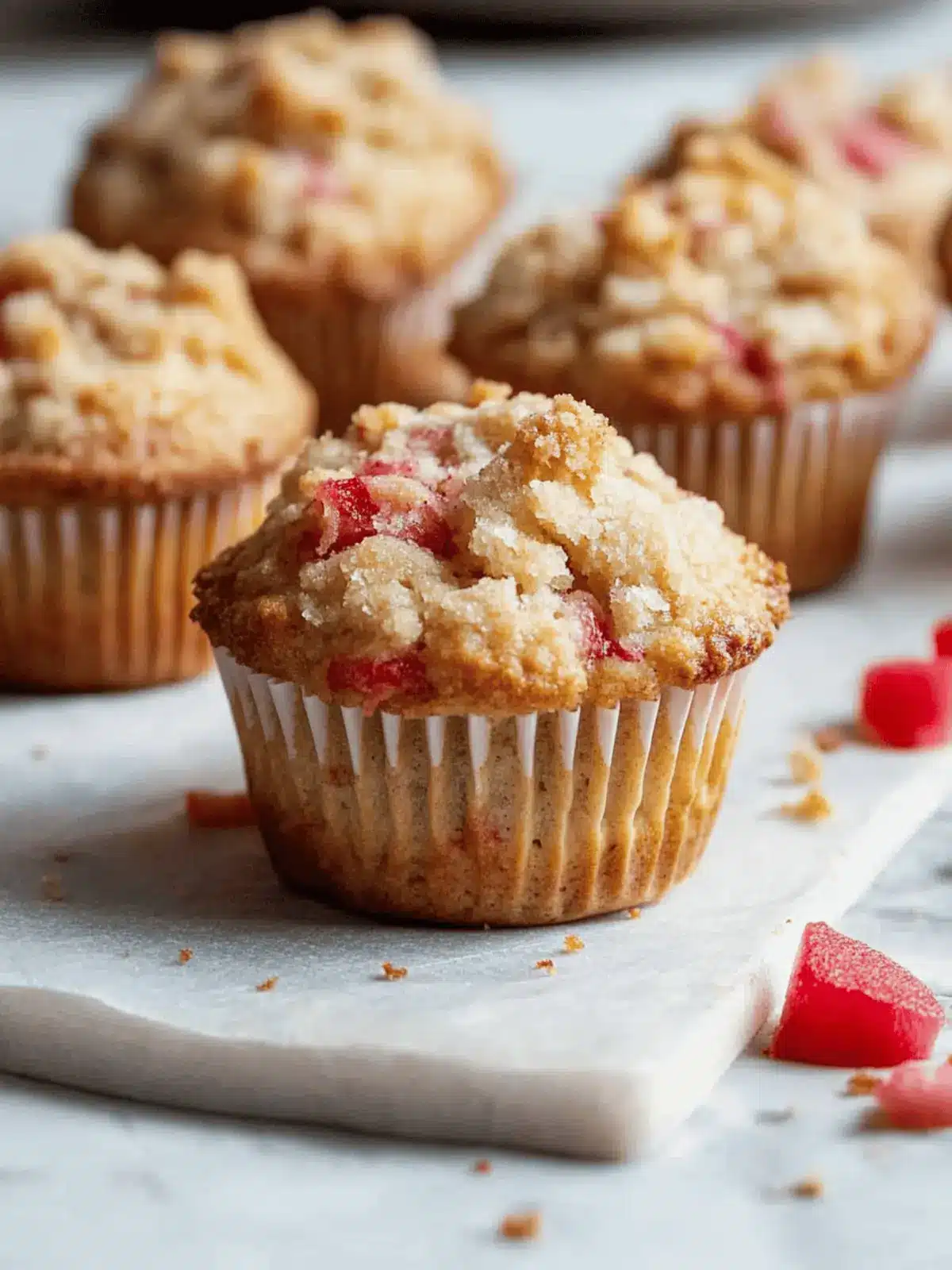 Rhubarb Muffins